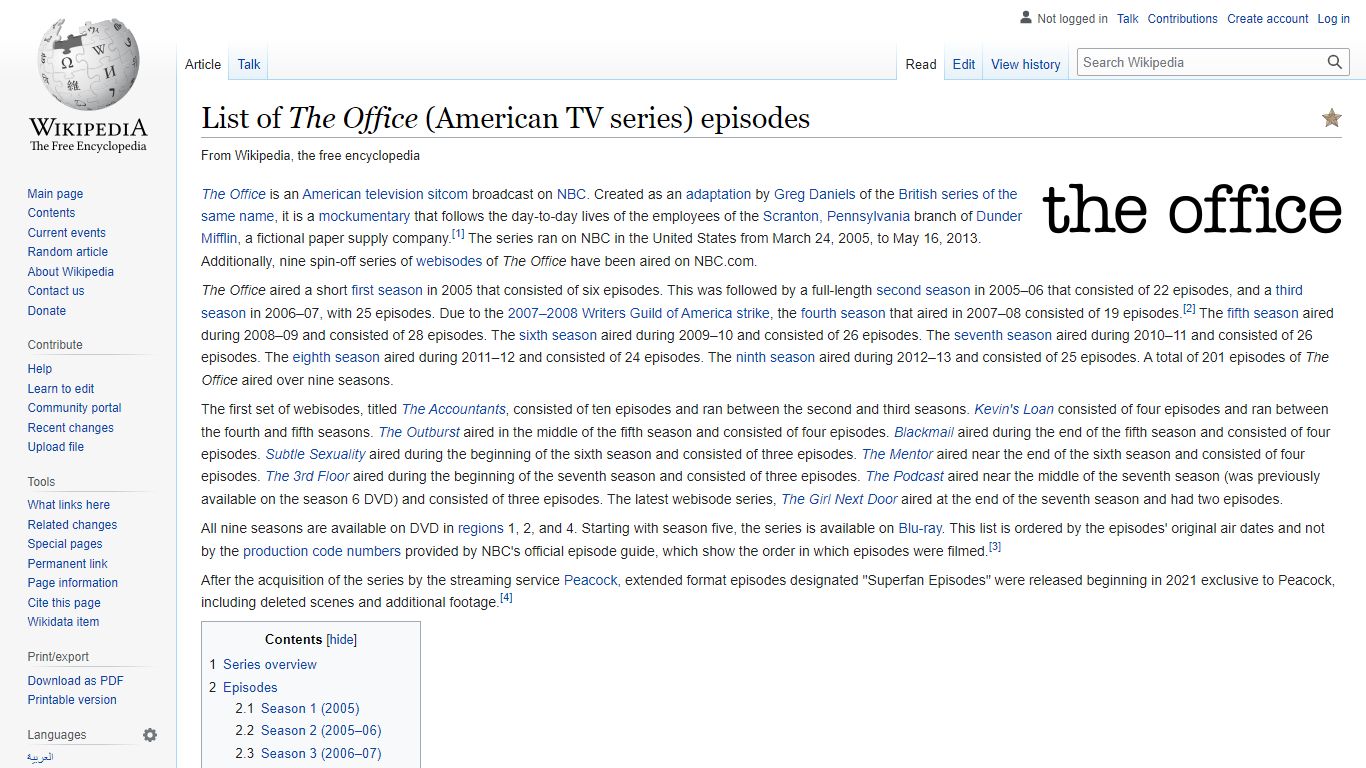 List of The Office (American TV series) episodes - Wikipedia